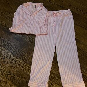 Victoria's Secret Pink Striped Women's Pajamas